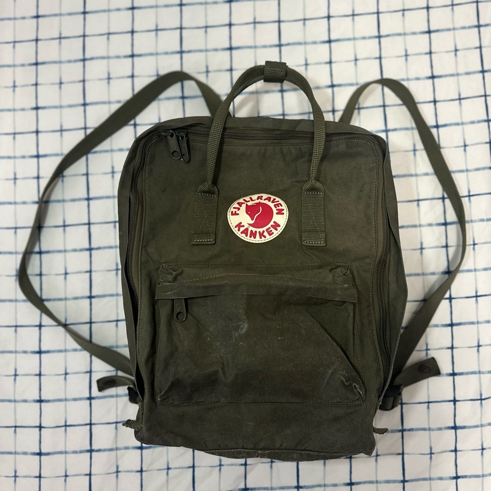 Fjallraven Kanken Olive Green Backpack